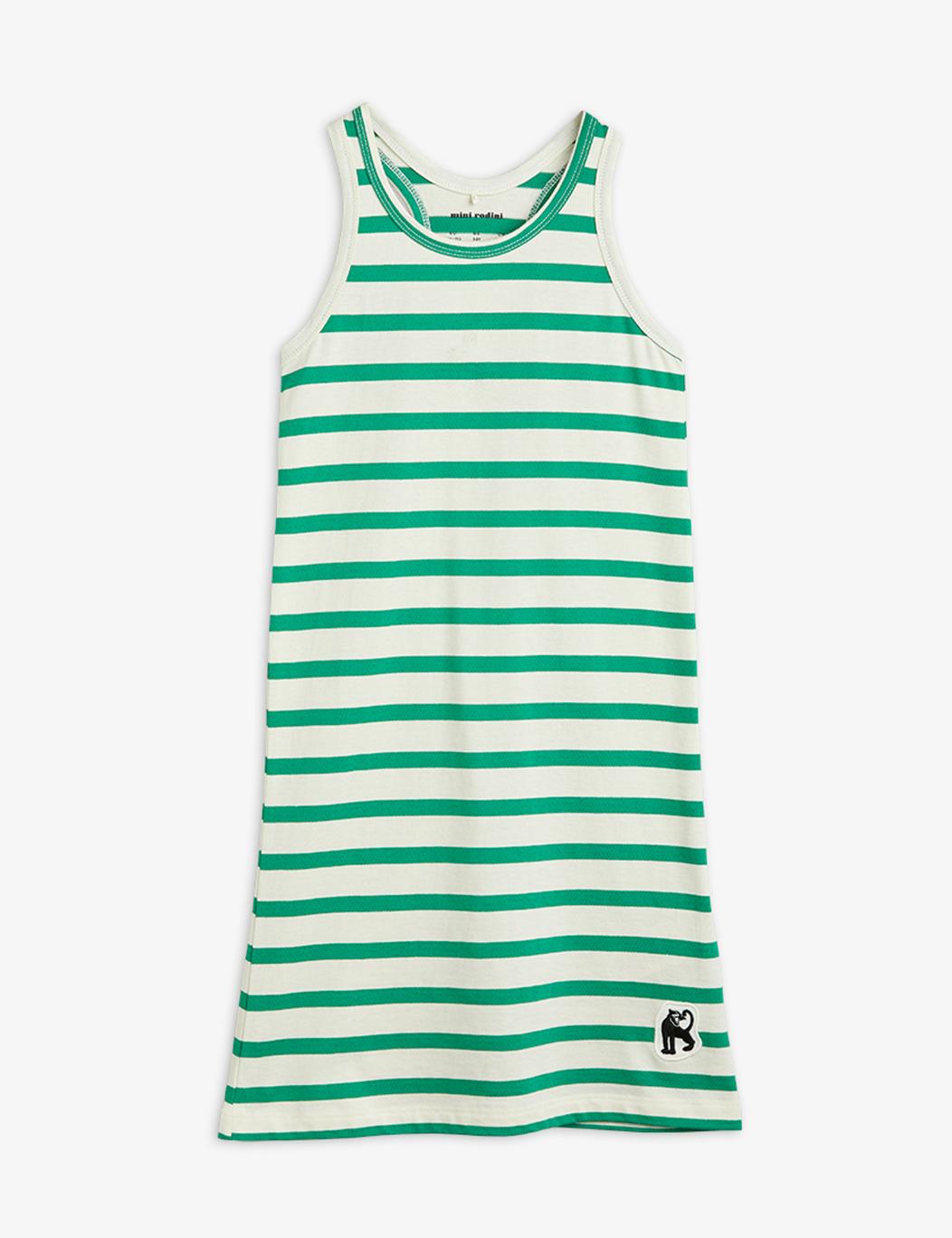 Panther Patch Tank Dress - Green