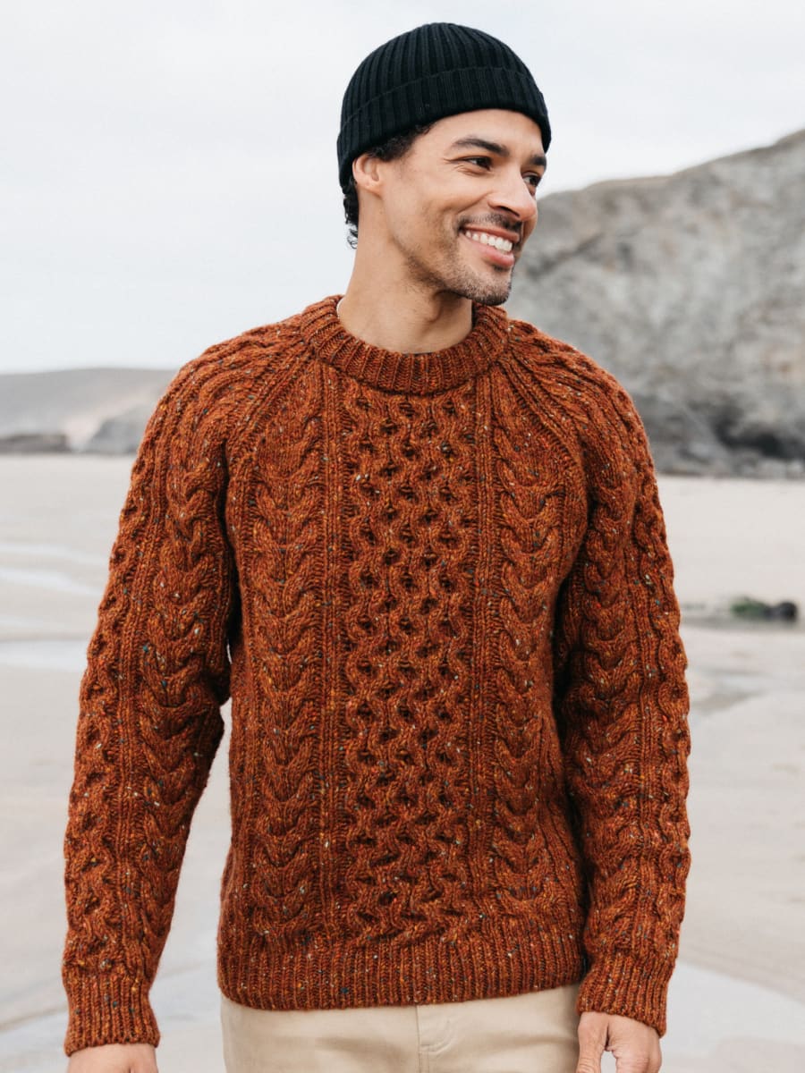 Men's Cabet Jumper - Copper