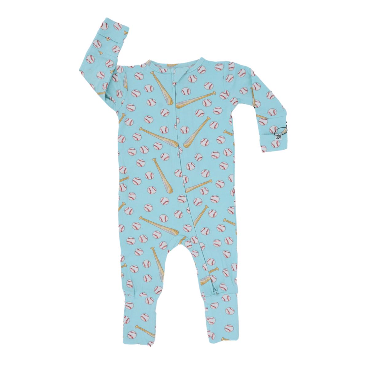 Convertible Romper - Little Slugger Aqua