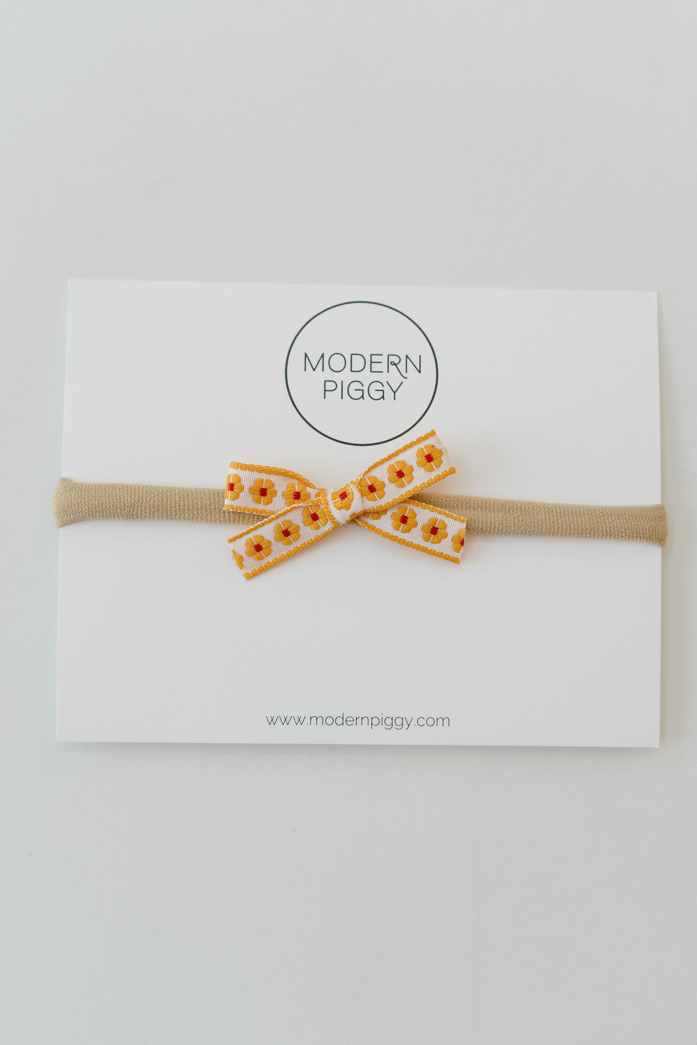 Daisy Chain- Yellow  | Ribbon Bow