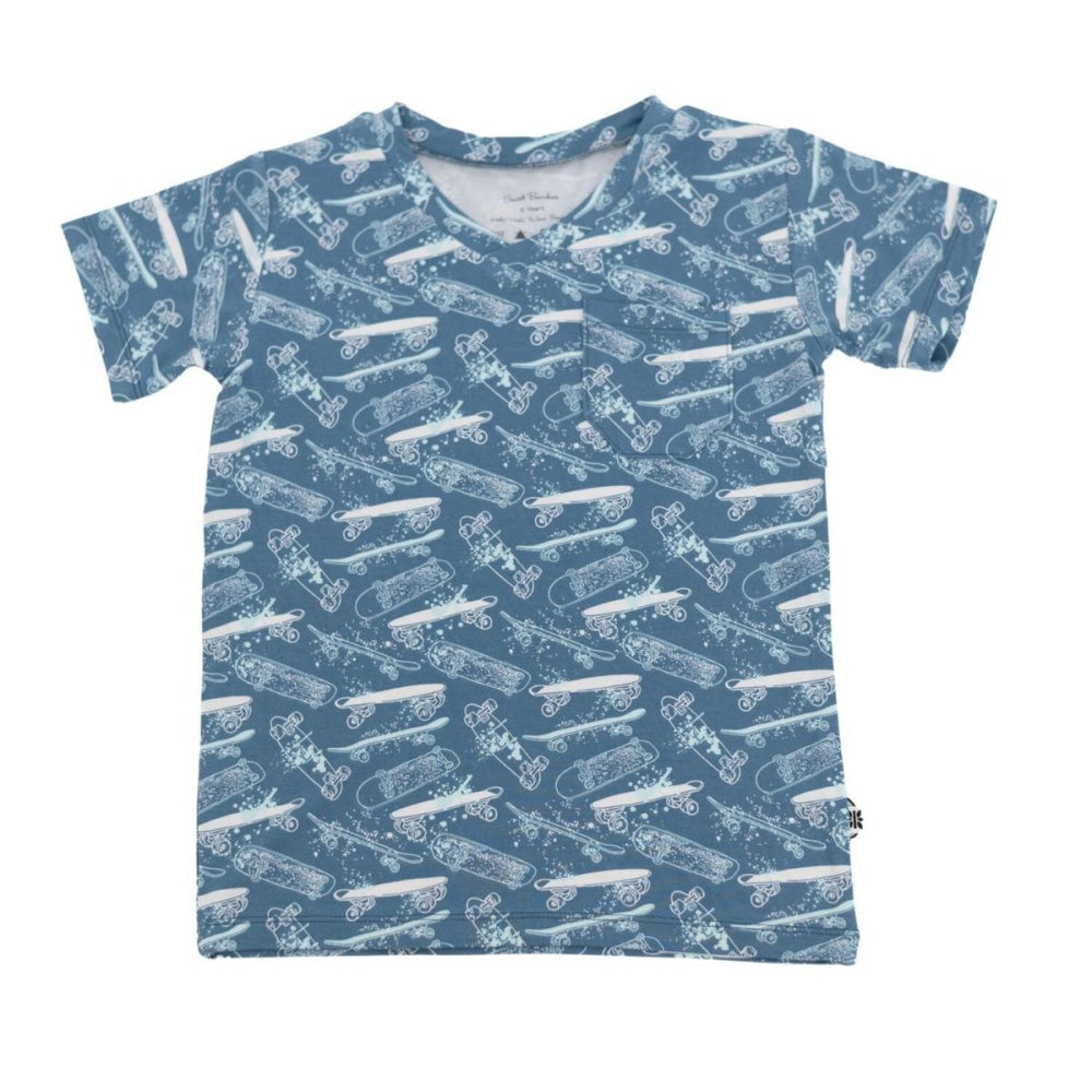 V-Neck Tee - Skateboards