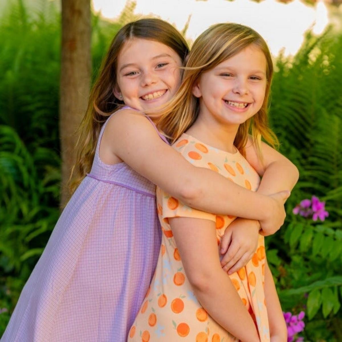 Summer Swing Dress - Purple Basketweave