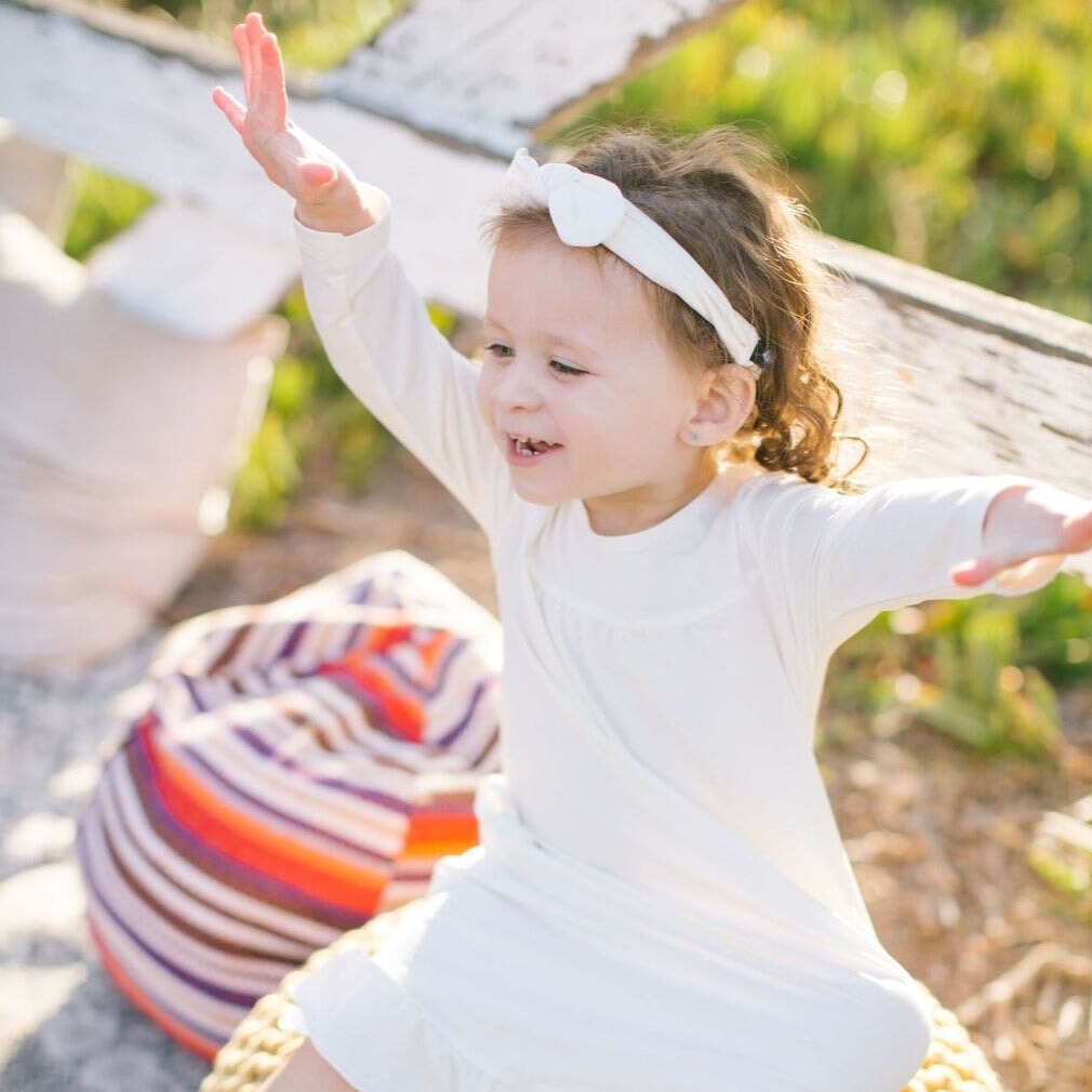 Boho Dress - Whispery White