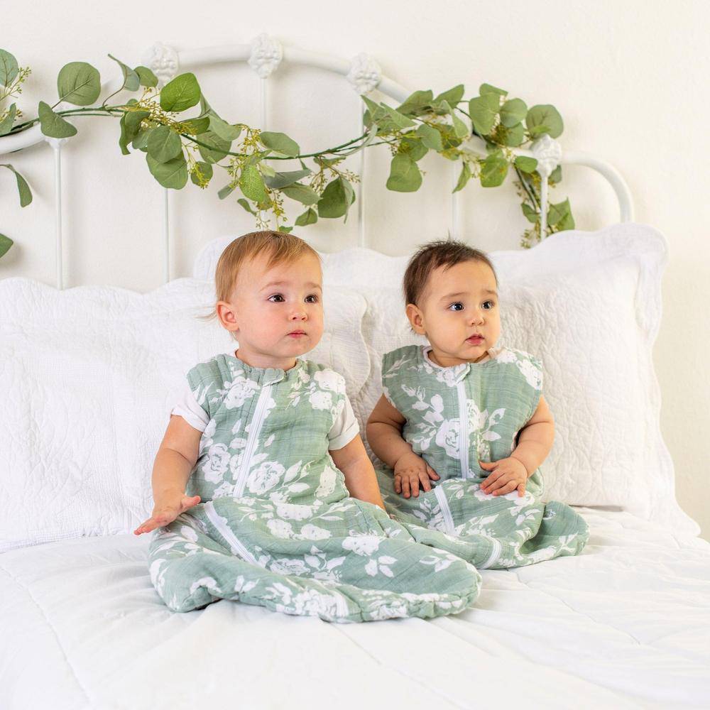 Vintage Floral Bedtime Sleeper Bedtime Sleeper Bebe au Lait   