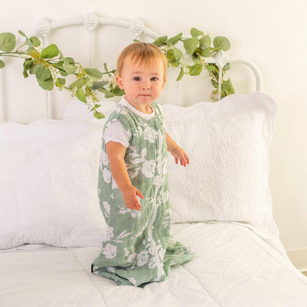 Vintage Floral Bedtime Sleeper Bedtime Sleeper Bebe au Lait   