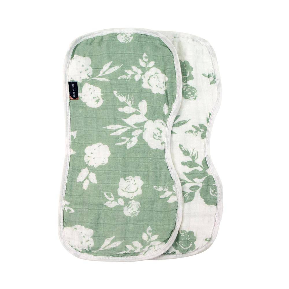 Vintage Floral + Modern Floral Muslin Burp Cloths Burp Cloths Bebe au Lait   