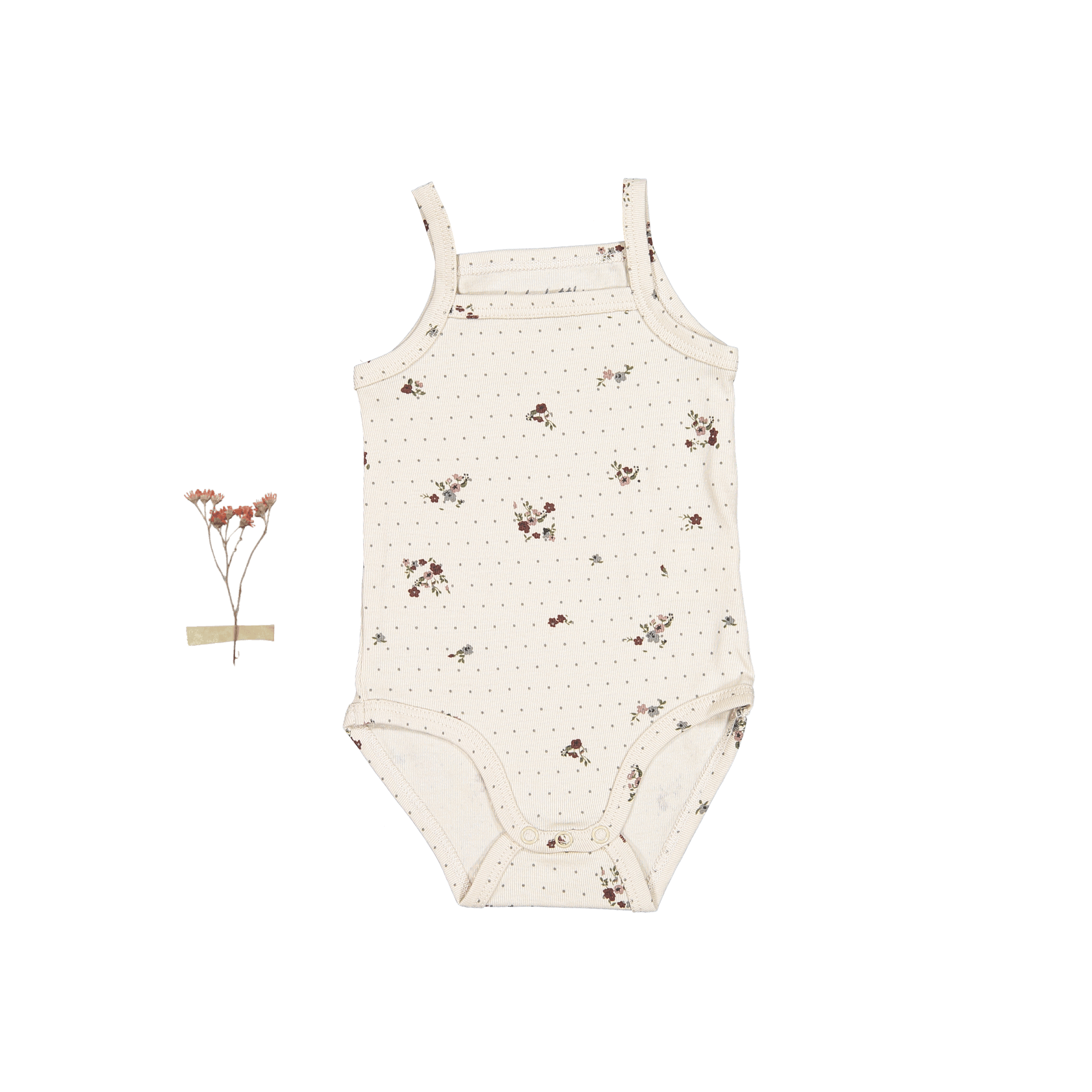 The Printed Tank Onesie - Vintage Floral