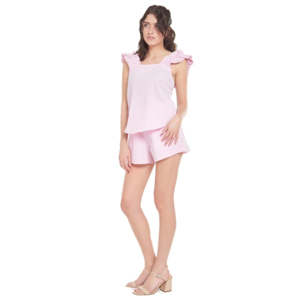 Vivi Short - Pink Peony