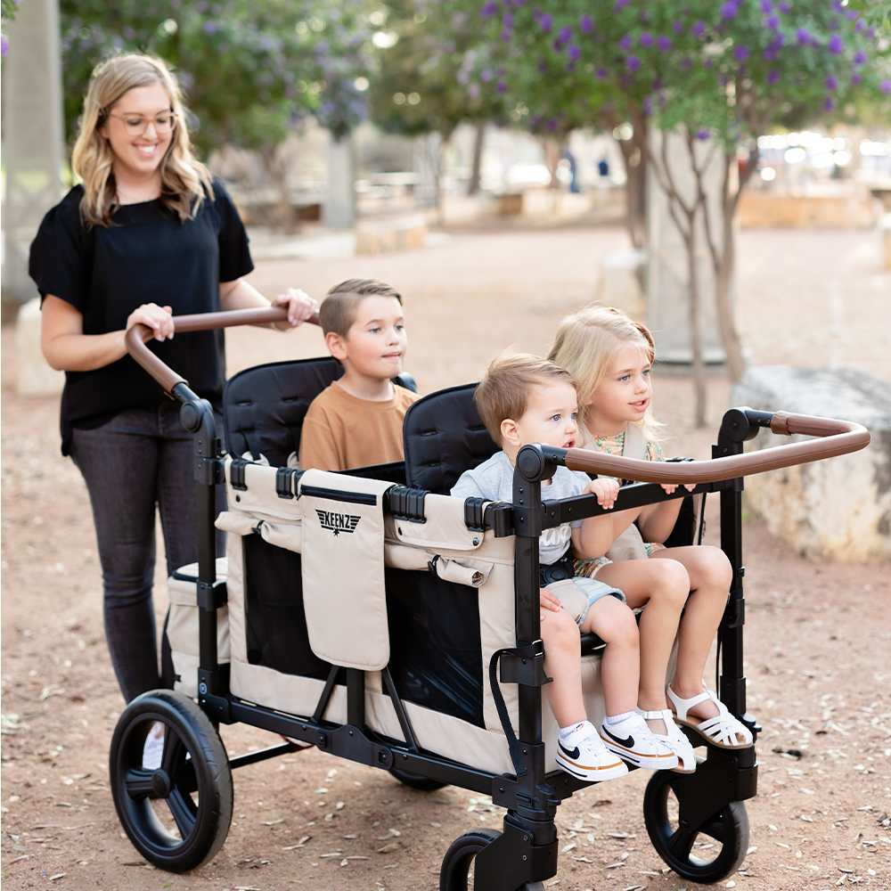 Keenz Vyo͞o The Seating Chameleon Stroller Wagon 4-Passengers  Keenz Stroller Wagons   