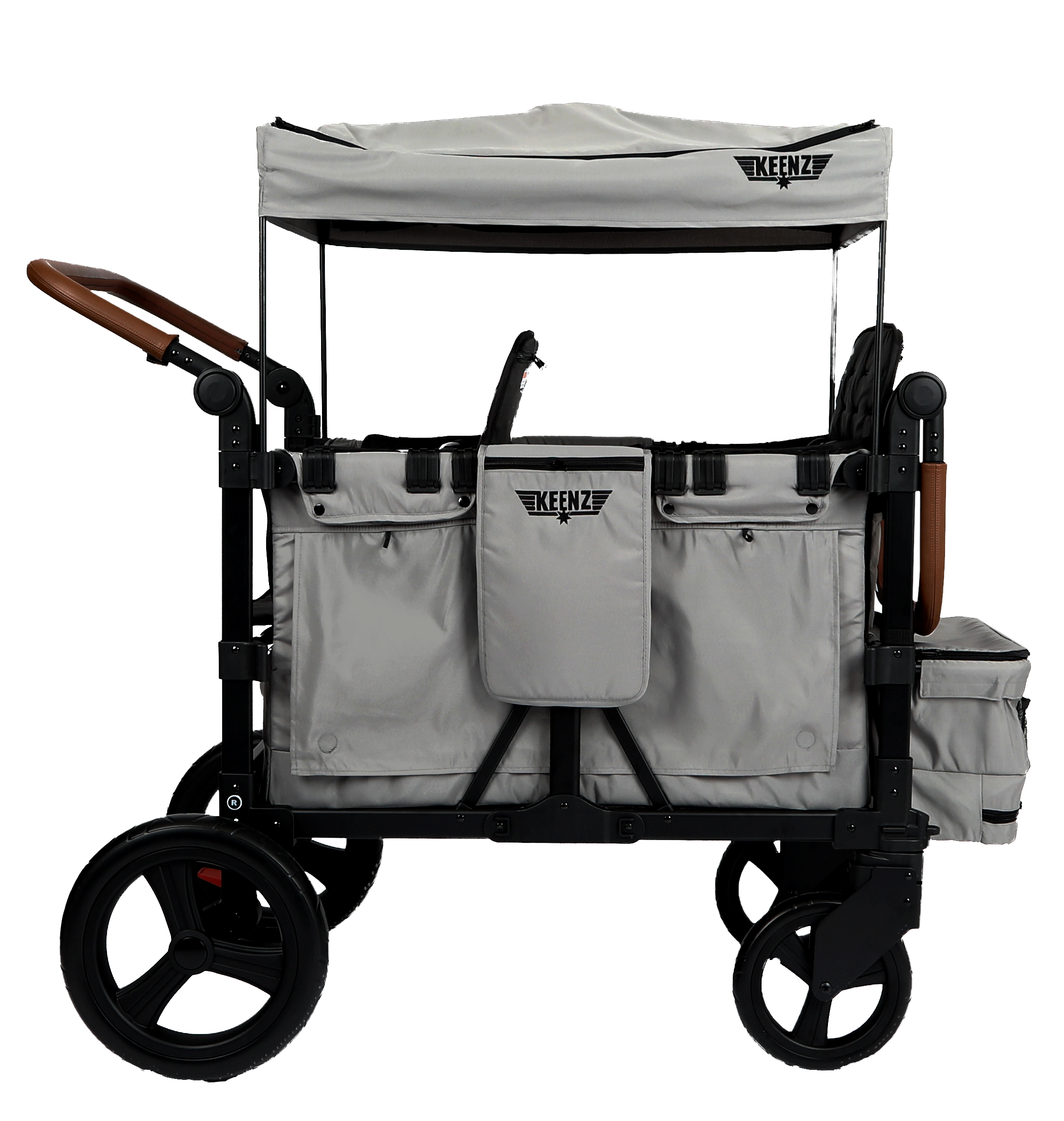 Keenz Vyo͞o The Seating Chameleon Stroller Wagon 4-Passengers  Keenz Stroller Wagons Grey  