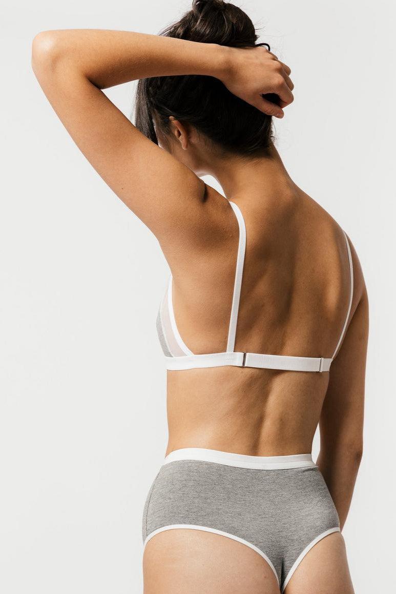 High Waist Thong - Grey