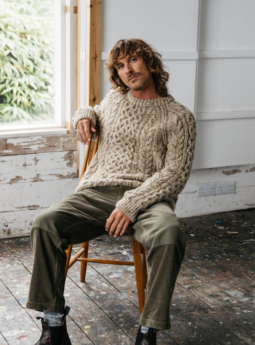 Men's Cabet Jumper - Oatmeal