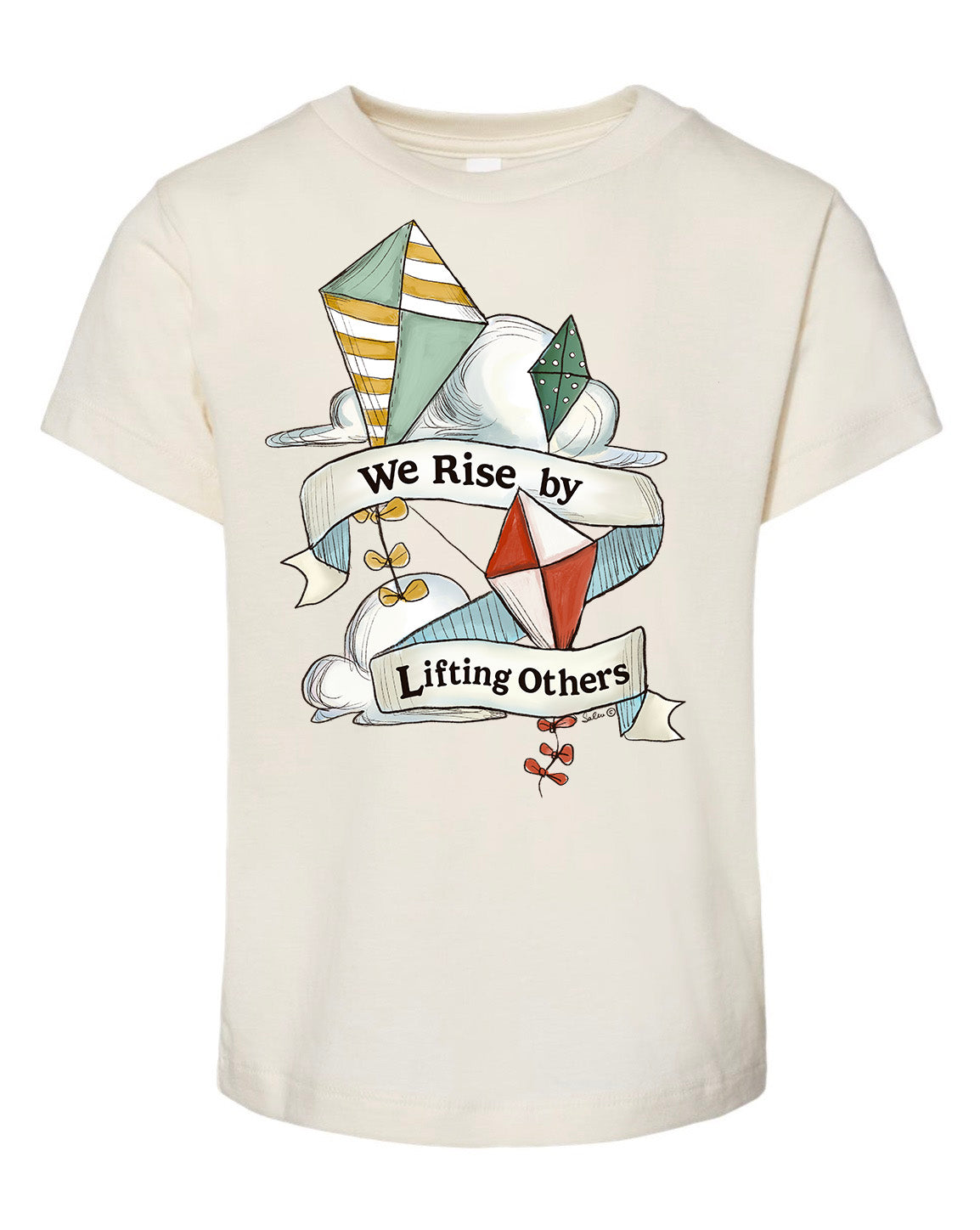 We Rise by Lifting Others - Natural [Children's Tee] Onesie Raising Tito   