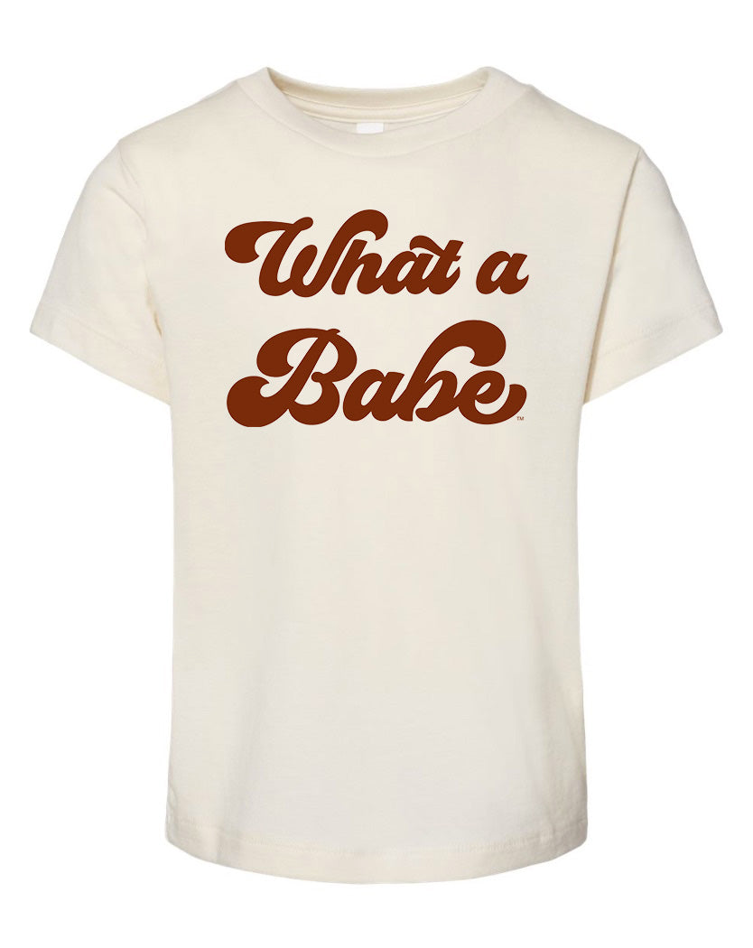 What Babe  - Natural [Children's Tee] Onesie Raising Tito   