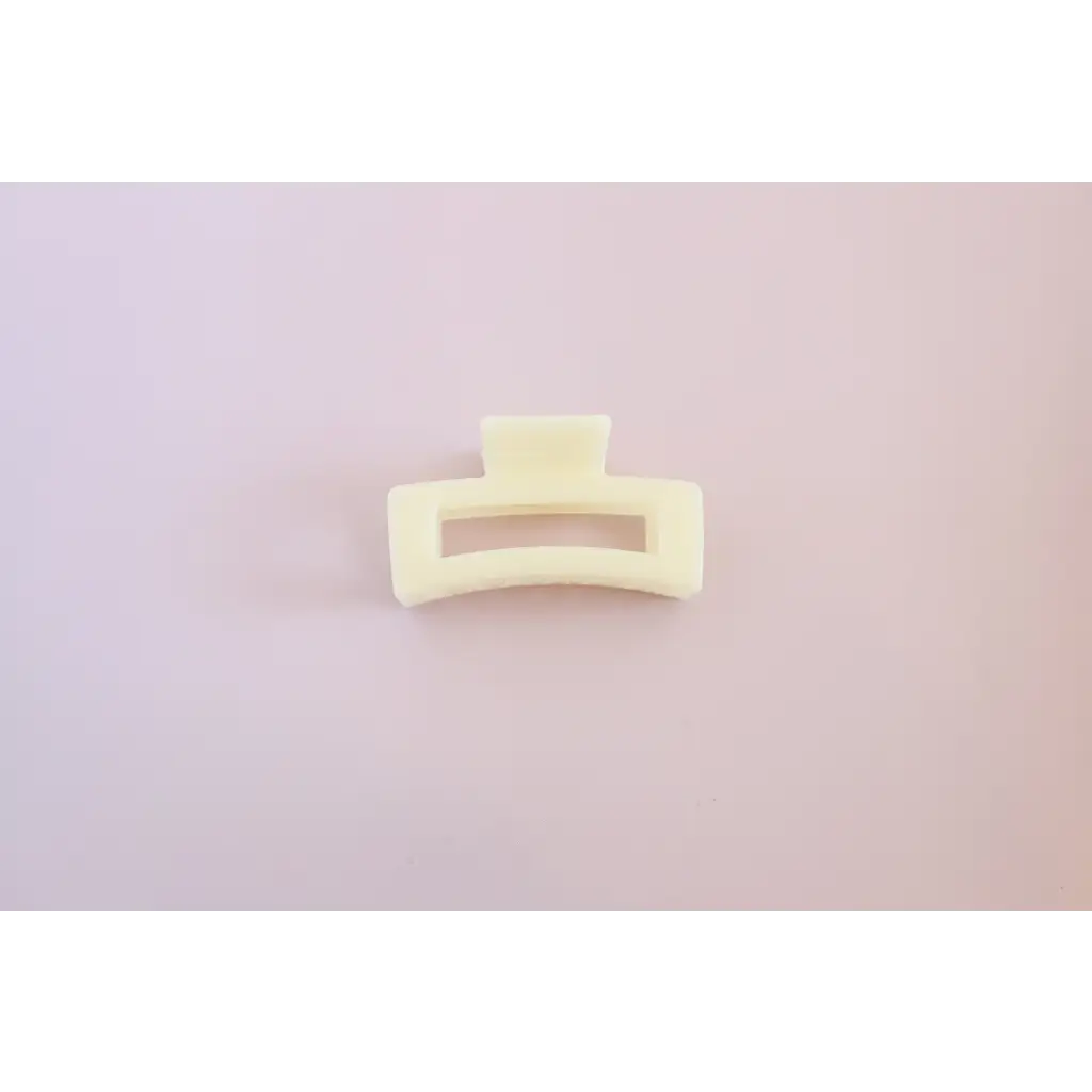 Medium Size White Hair Clip