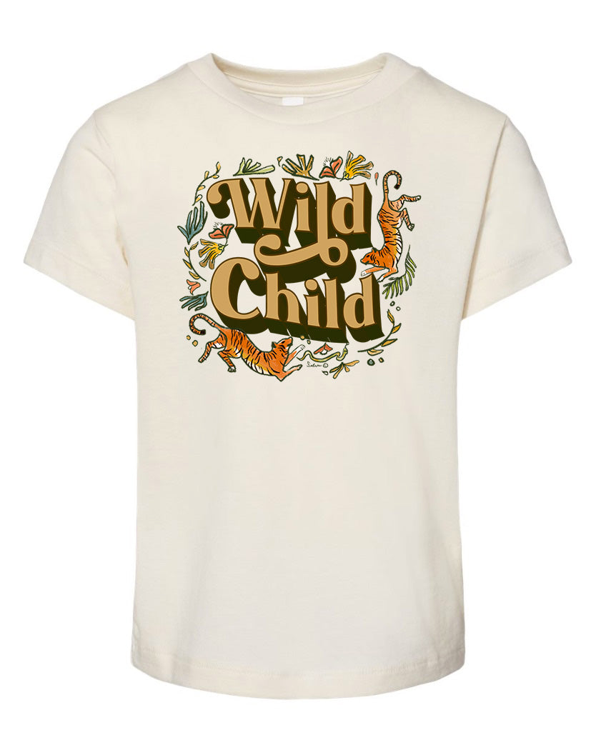 Wild Child - Natural [Children's Tee] Onesie Raising Tito   