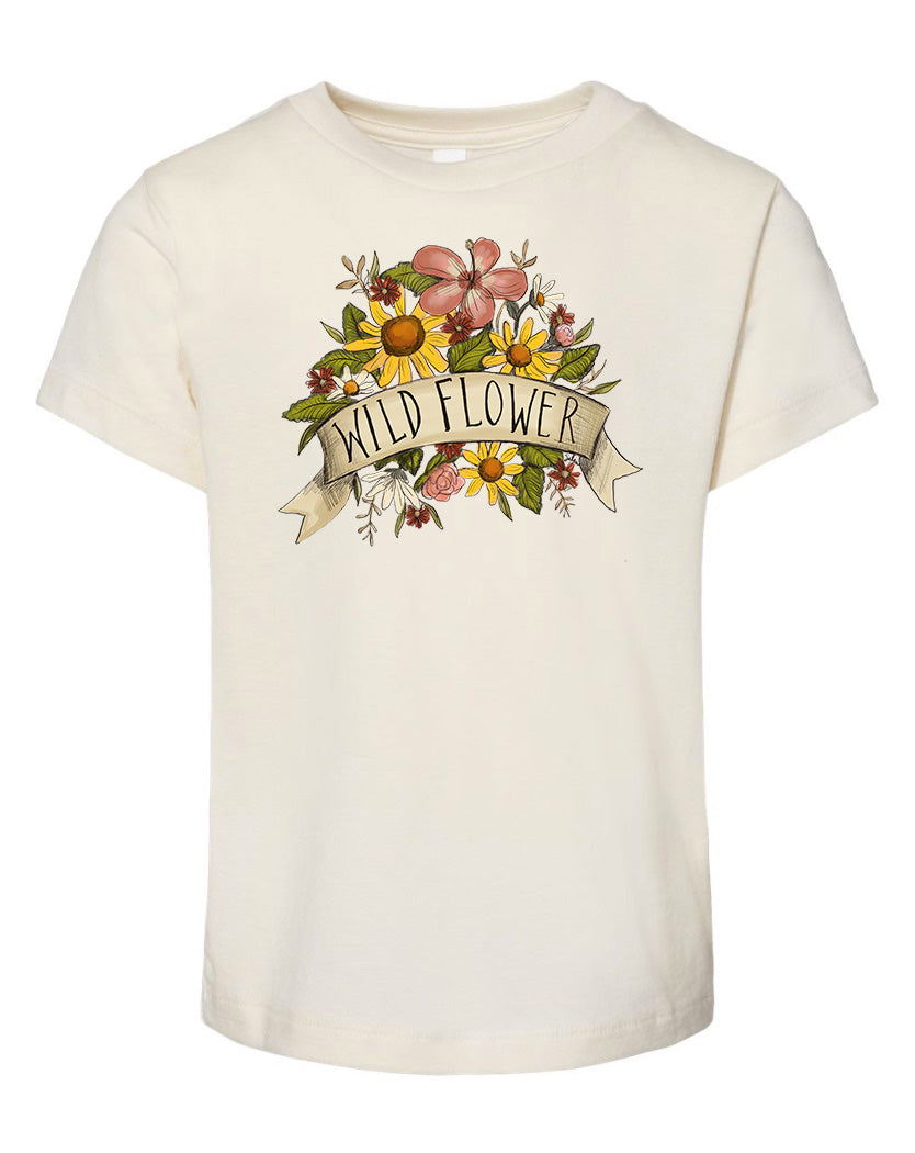 Wildflower - Natural [Children's Tee] Onesie Raising Tito   