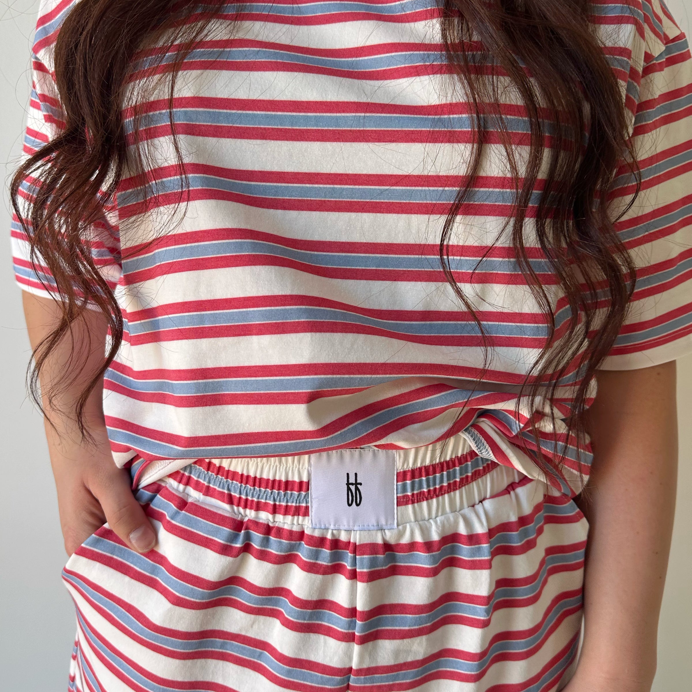 Women's Short Set | Heritage Stripe