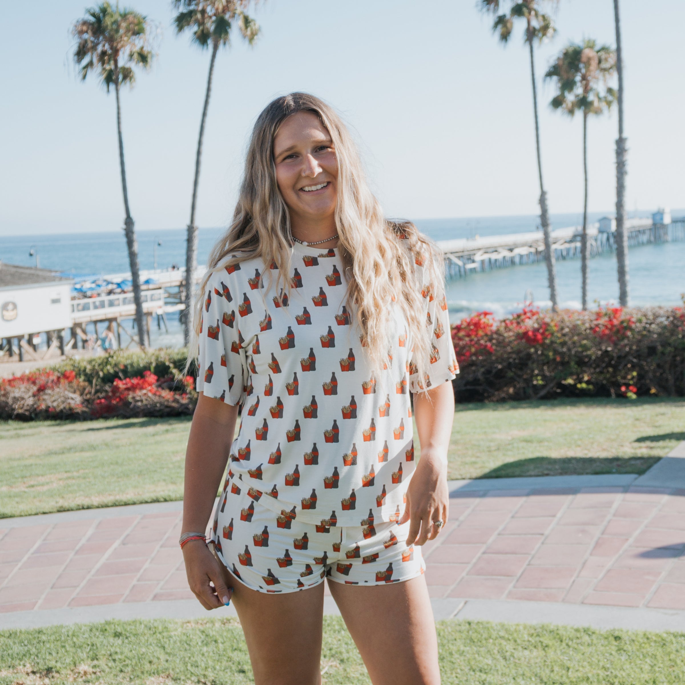 Women's Bamboo Short Set | Fries & Cola