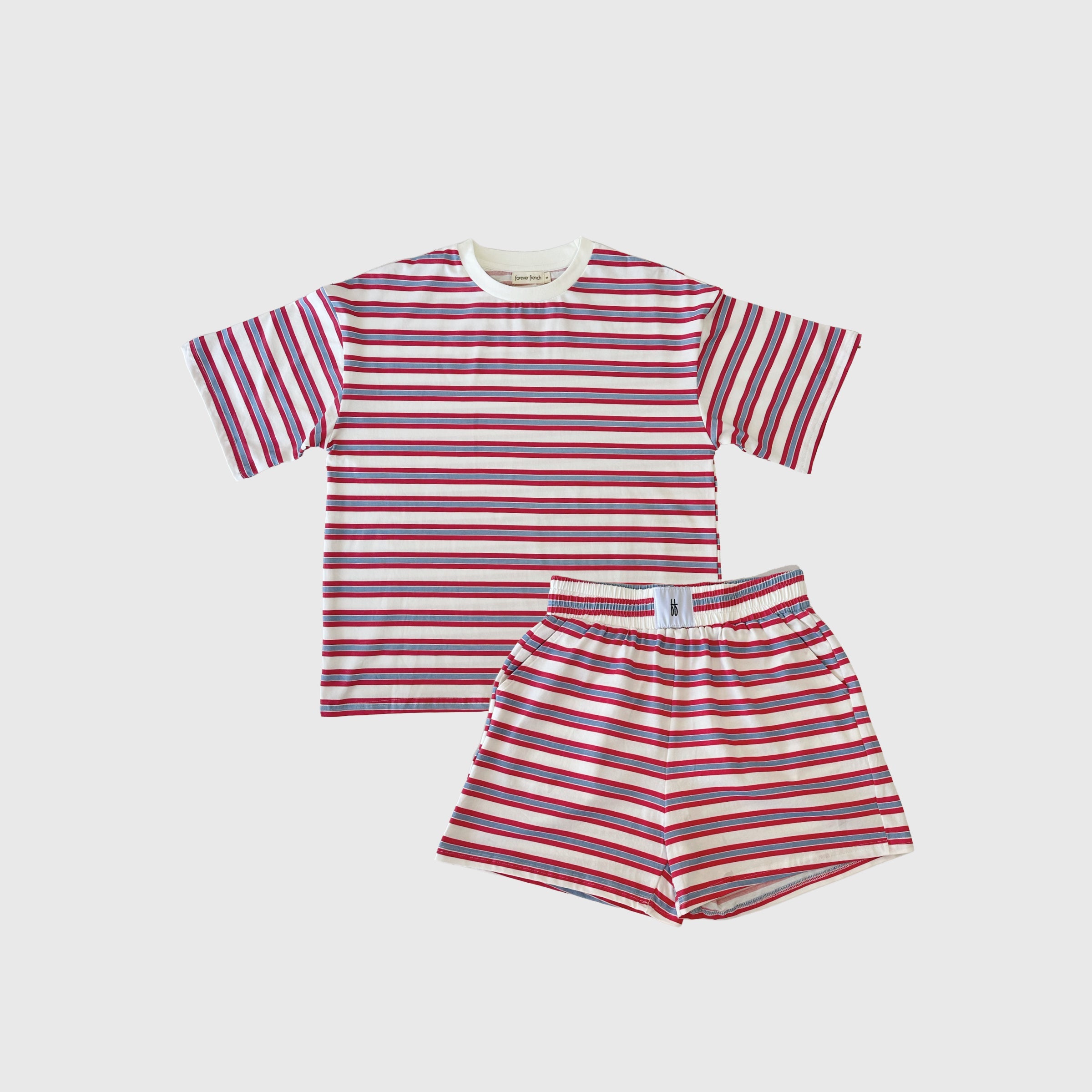 Women's Short Set | Heritage Stripe