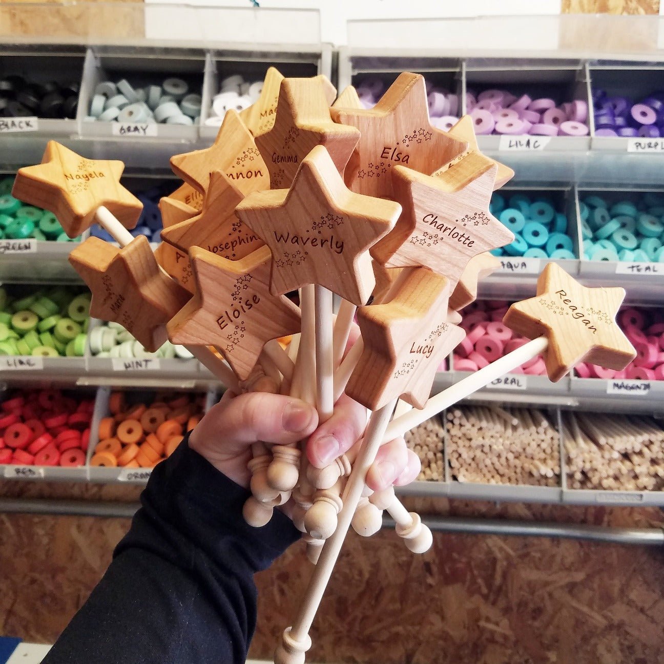 Wooden Star Wand Toys Bannor Toys   