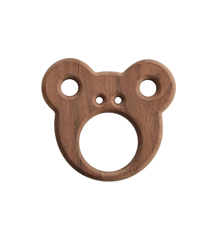 Wooden Teether Teethers + Rattles Ooh Noo Care Bear  