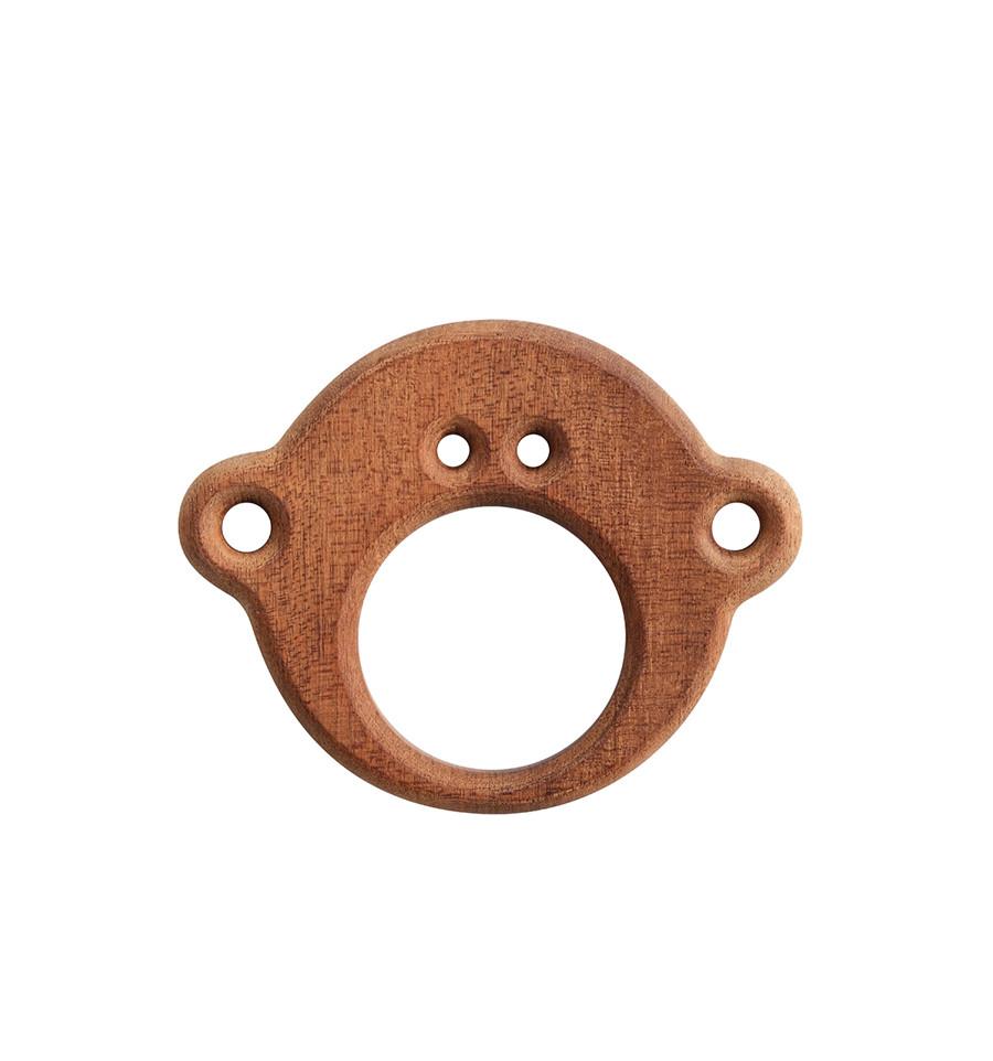 Wooden Teether Teethers + Rattles Ooh Noo Chunky Monkey  