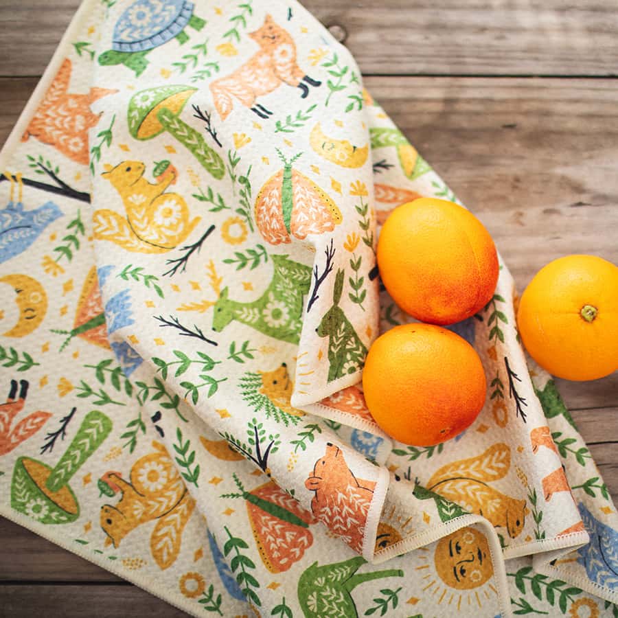Woodland Friends Kitchen & Tea Towel