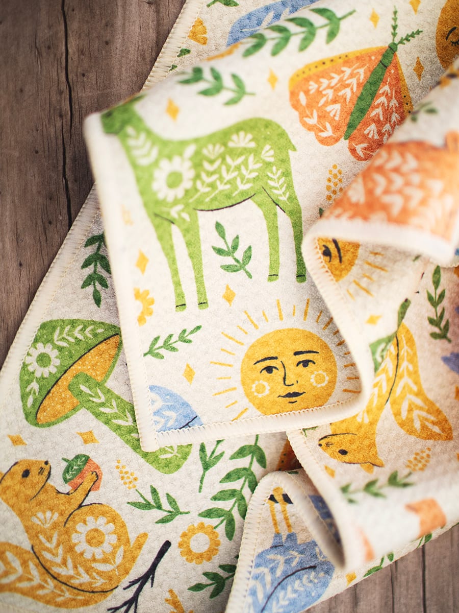 Woodland Friends Kitchen & Tea Towel