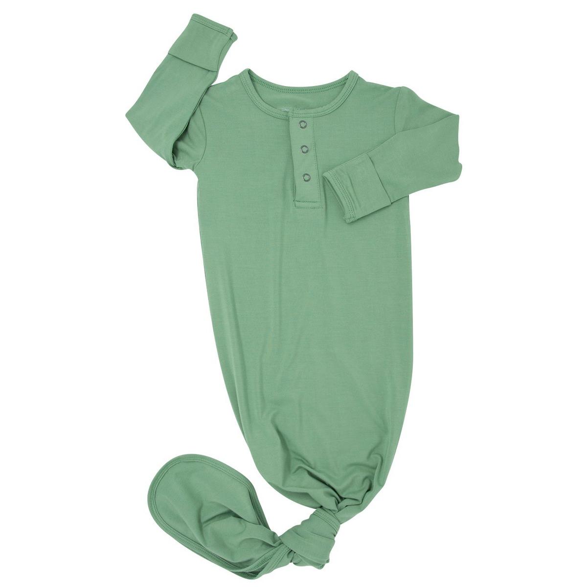 Knotted Gown - Shale Green