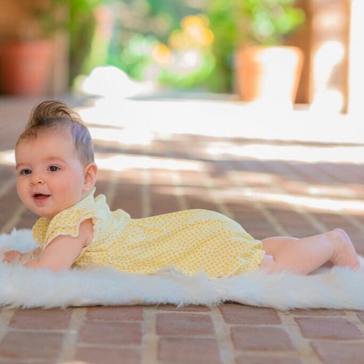 Ruffle Romper - Dandelion