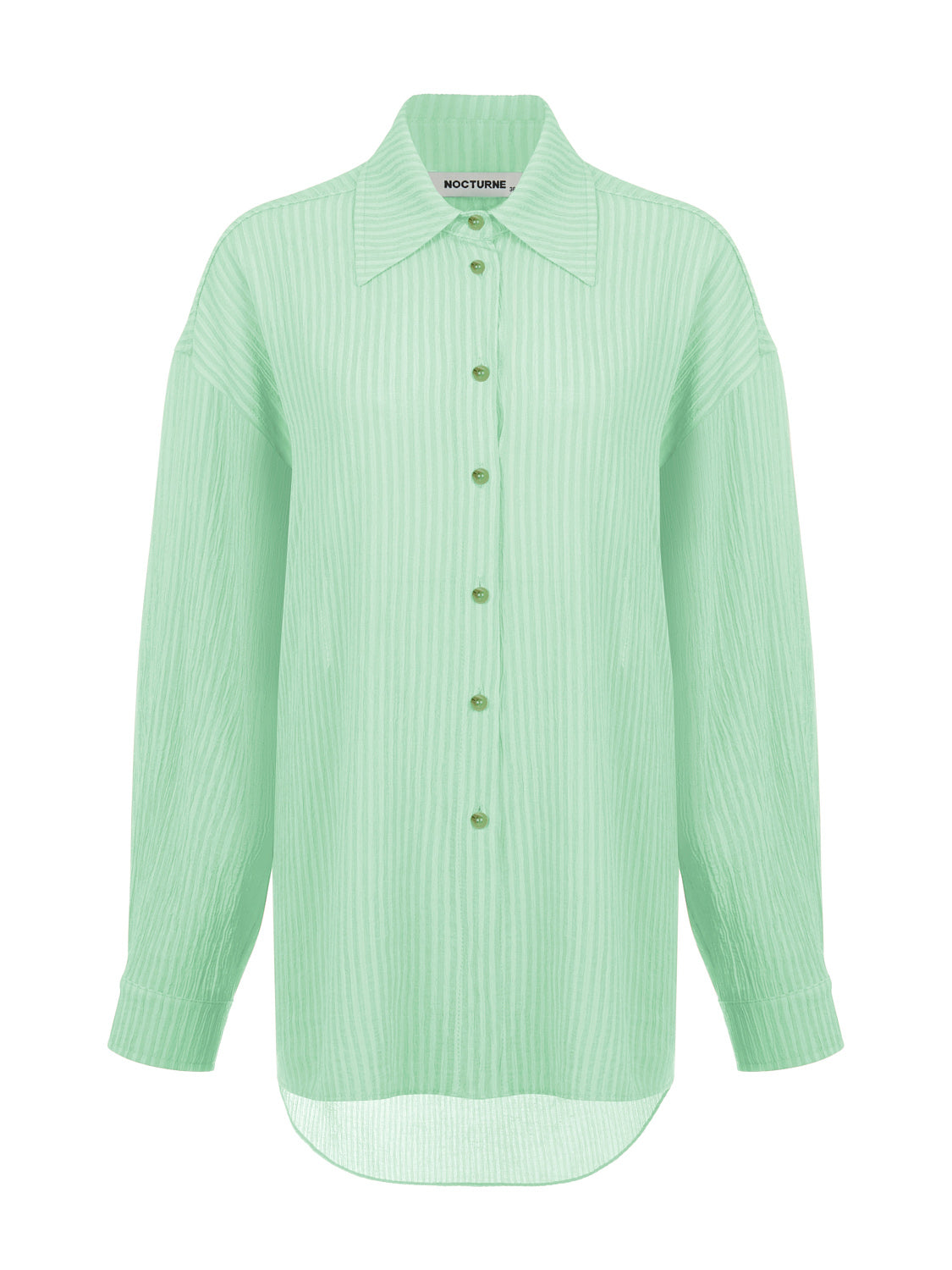 Oversized Twin Set Shirt - Mint Green