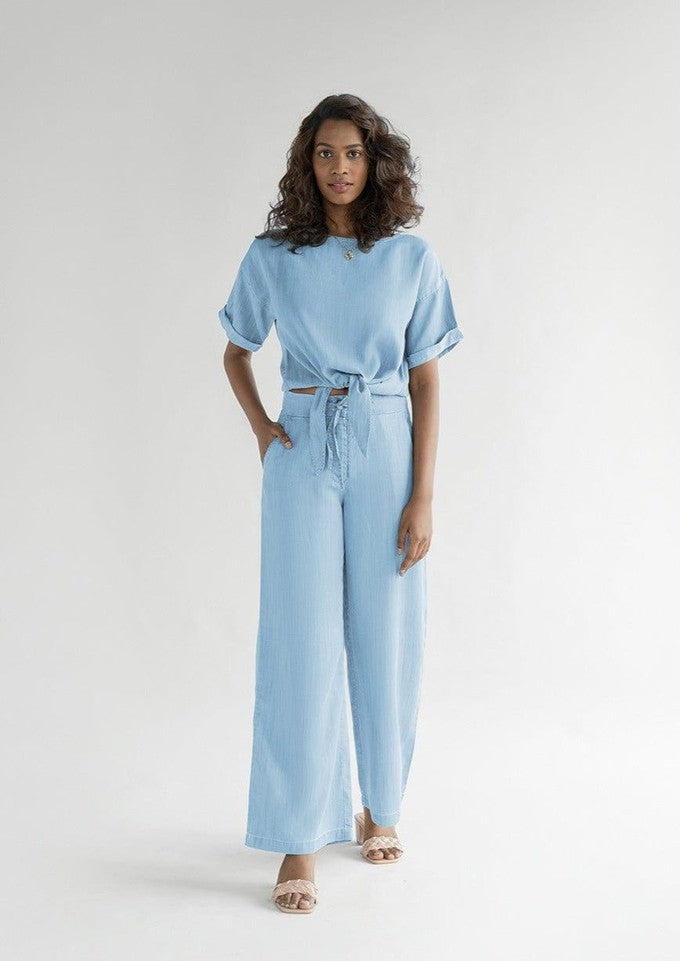 Twist and Sway Top - Ocean Blue