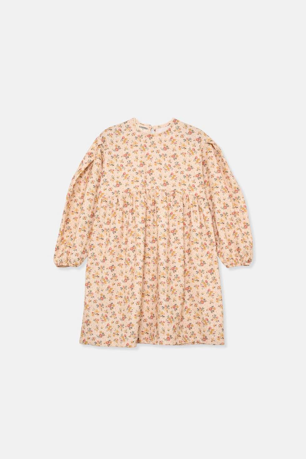 Organic floral dress - Multicolor