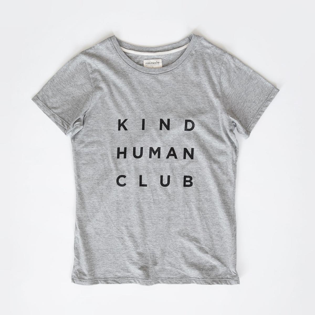 Kind Human Club Women's Short Sleeve Tee - Heather Grey