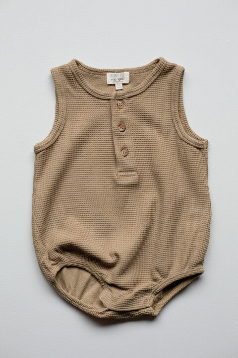 The Seeker Romper - Camel