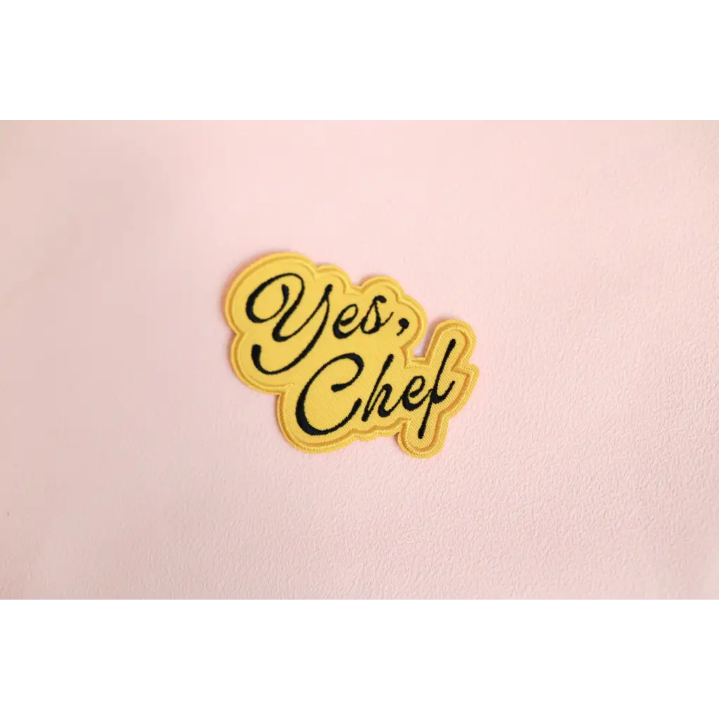 Yes Chef Iron-on Patch