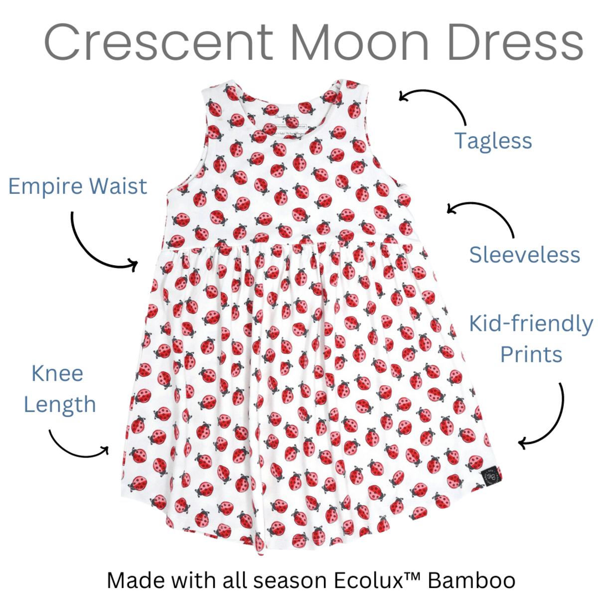 Crescent Moon Dress - Whale