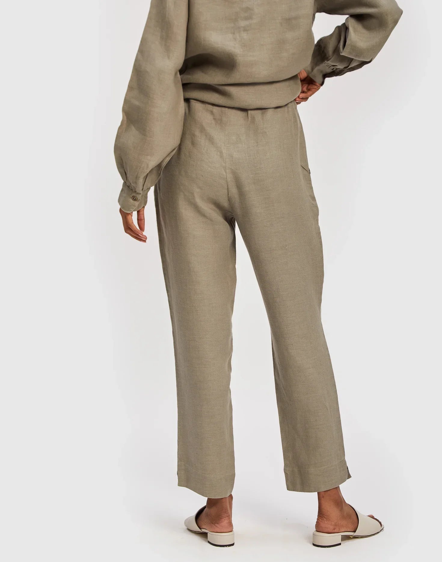 The Goes with Everything Dark Green Pant - Hemp Dark Green