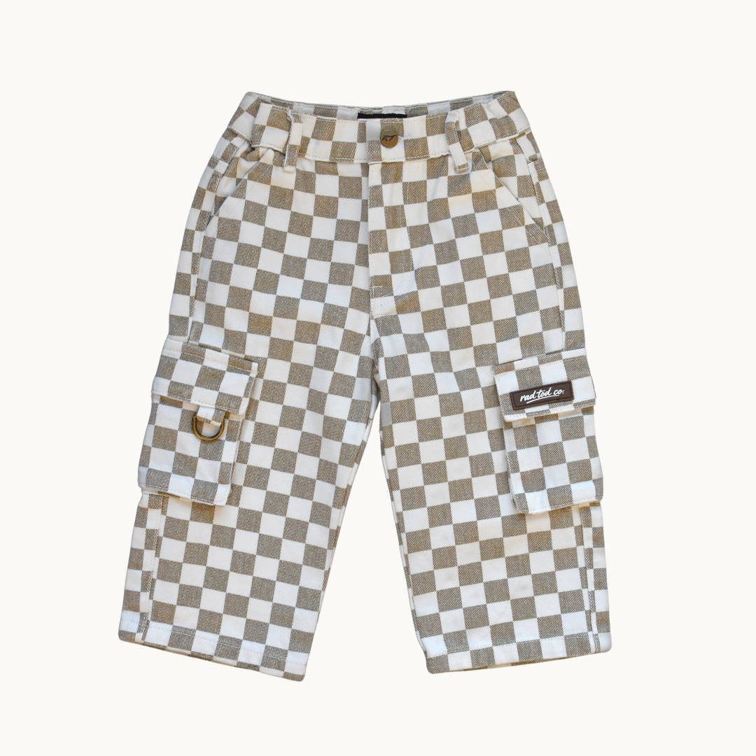 ZIGGY DENIM - OAT CHECKERS