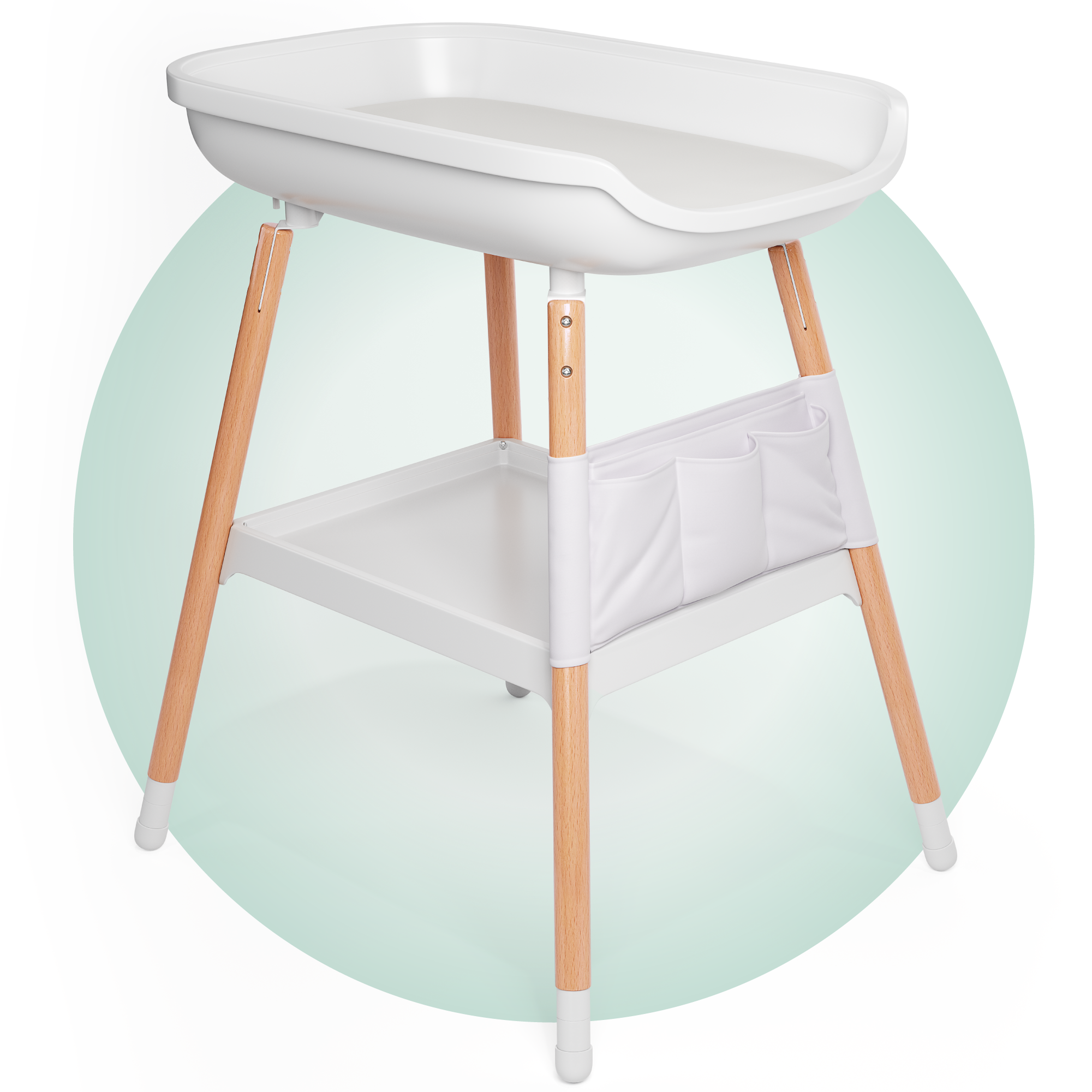 Deluxe Diaper Changing Table (Changing Pad Included)  Children of Design   