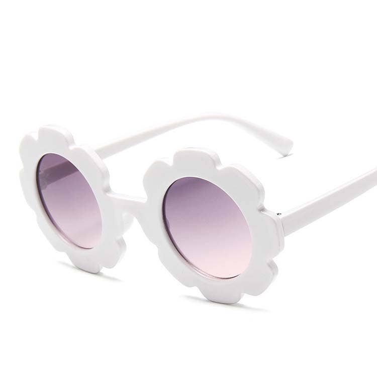 Flower Sunnies - White Sunglasses Miss Mimi by MKS Miminoo   