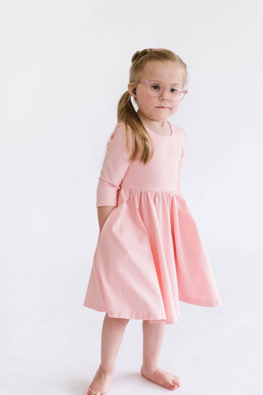 Emile Dress in Peony  Ollie Jay   