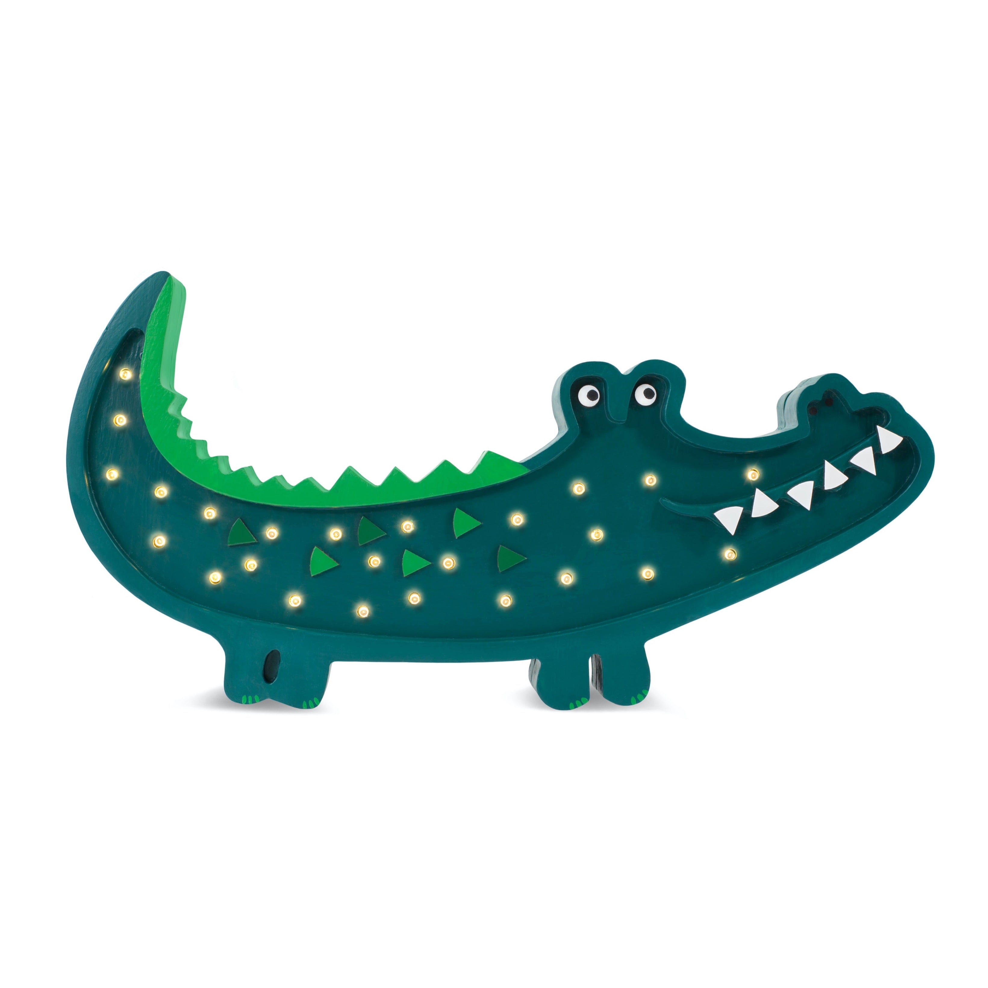 Little Lights Crocodile Lamp  Little Lights US Green  