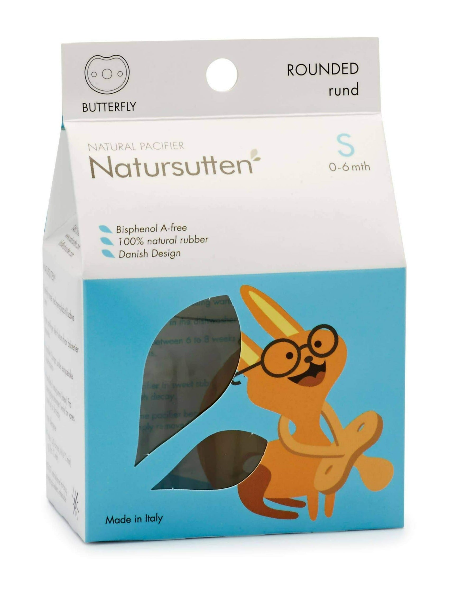 Natursutten® Butterfly Round Pacifier - Small Feeding Natursutten®   