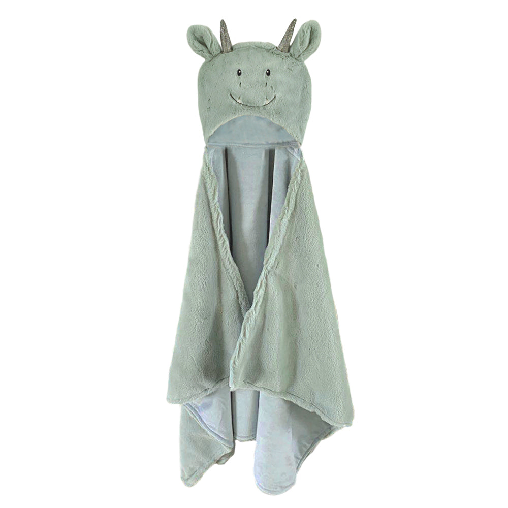 'Dax' Dragon Plush Hooded Blanket Blanket MON AMI   