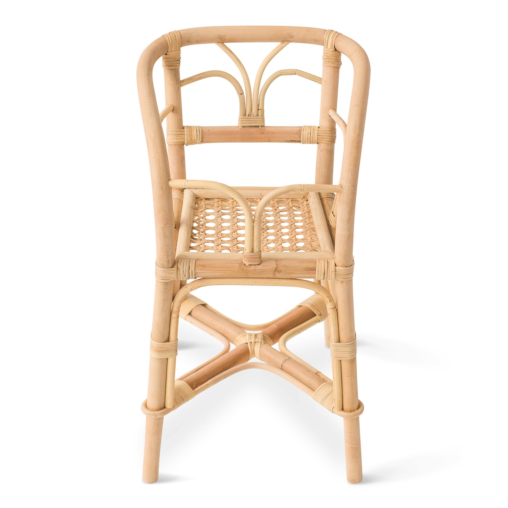 Rattan Toy Doll High Chair  Poppie Toys   