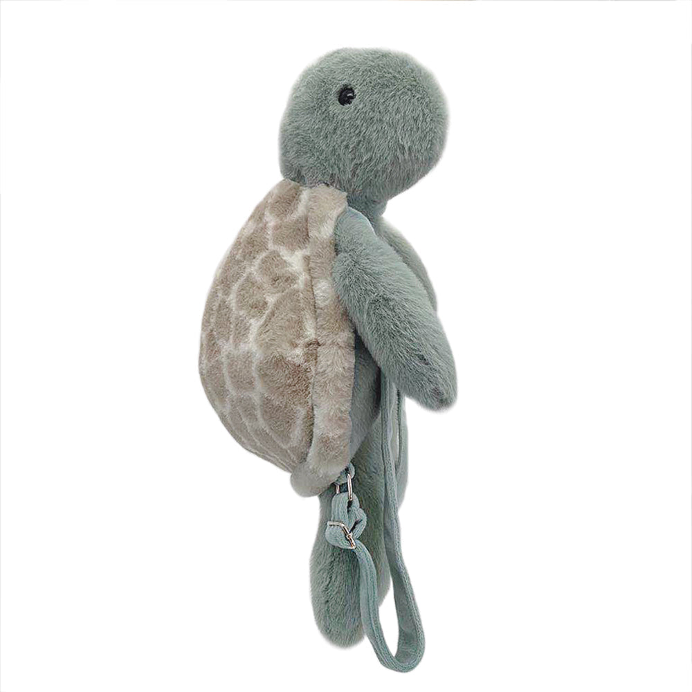 'Taylor' Turtle Plush Backpack Backpack MON AMI   