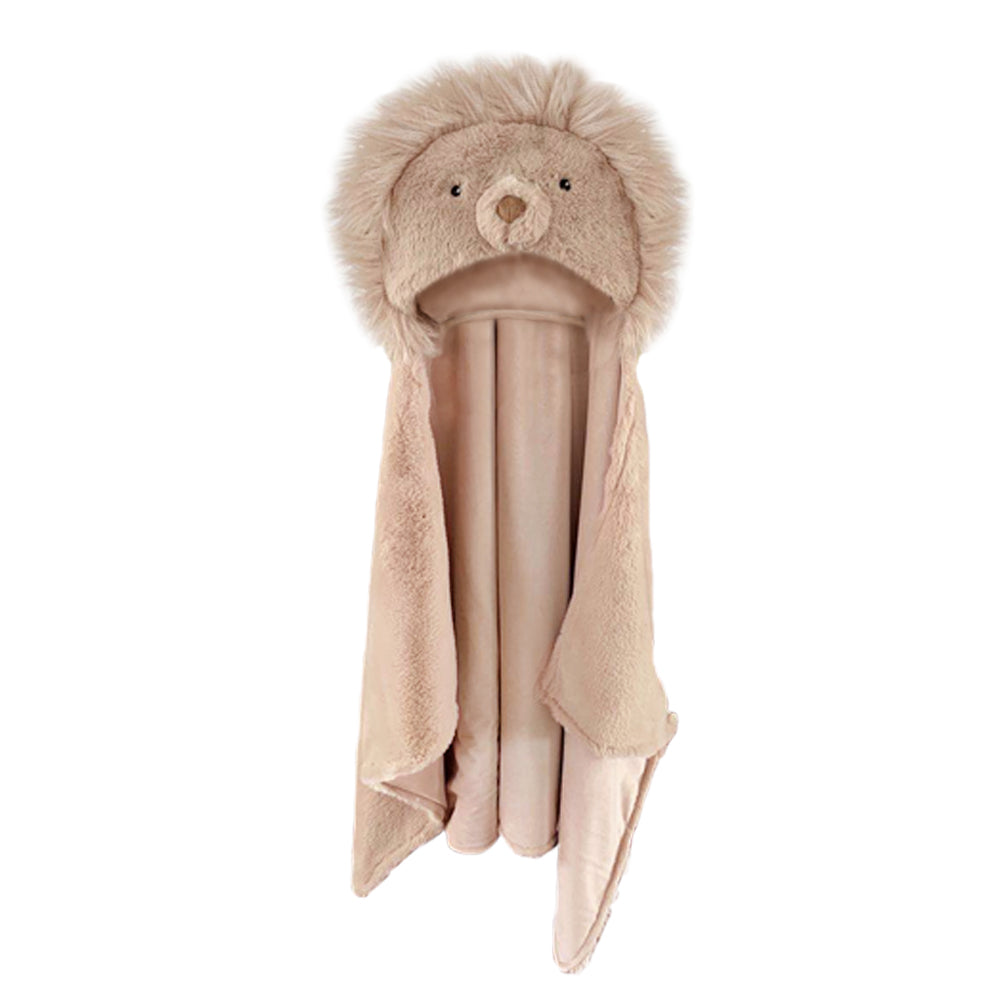 'Luca' Plush Lion Hooded Blanket Blanket MON AMI   