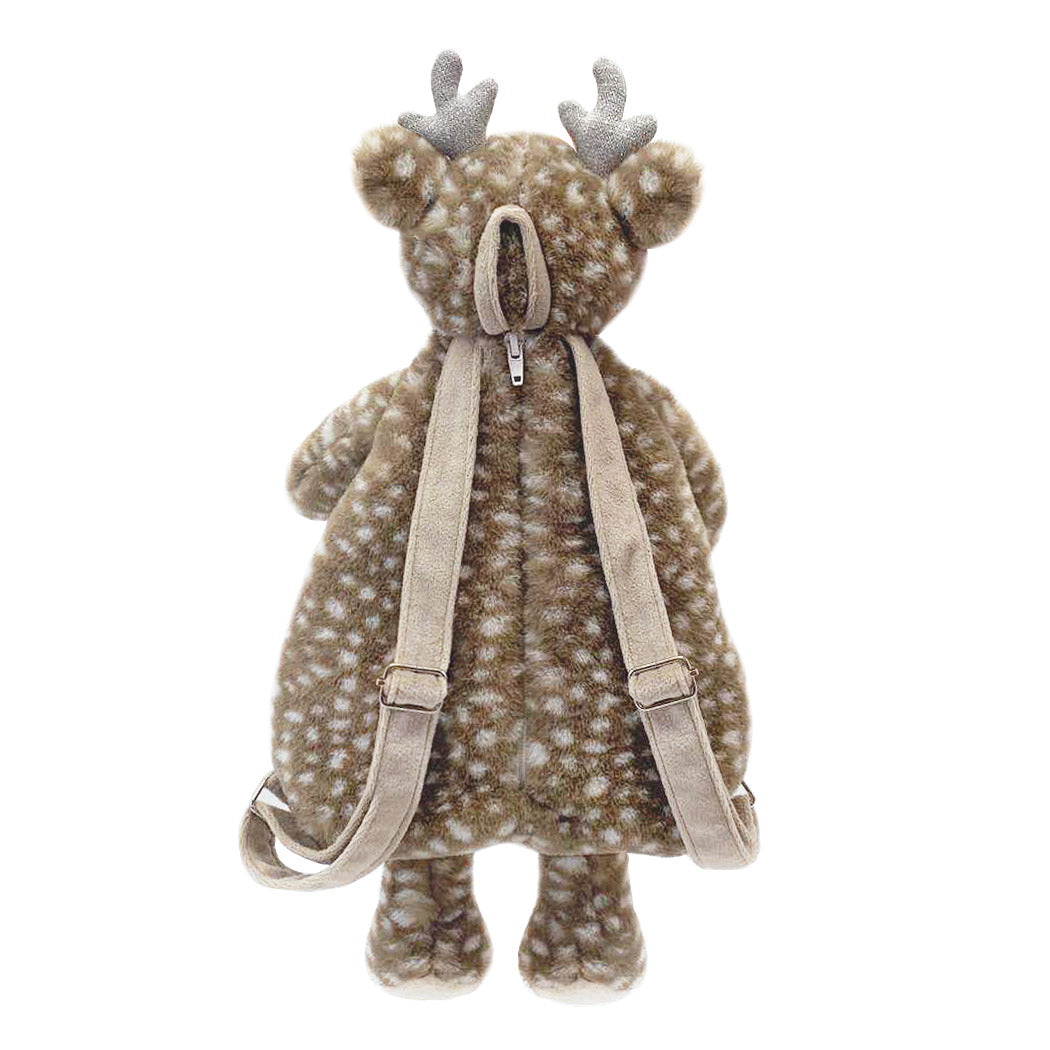 'Fiona' Fawn Plush Backpack Backpack MON AMI   